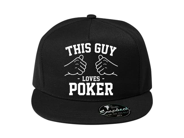 Snapback Tento človek miluje poker