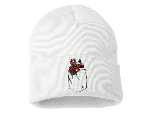 Pletená Ant-Man zimná čiapka s hrudným vreckom