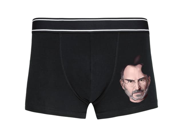 Steve Jobs jablkové boxerky