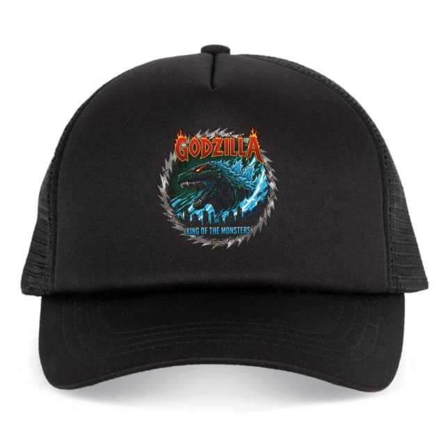 Detská šiltovka Godzilla King Of The Monsters Kráľ Plameňov A Vĺn Nad Mestom
