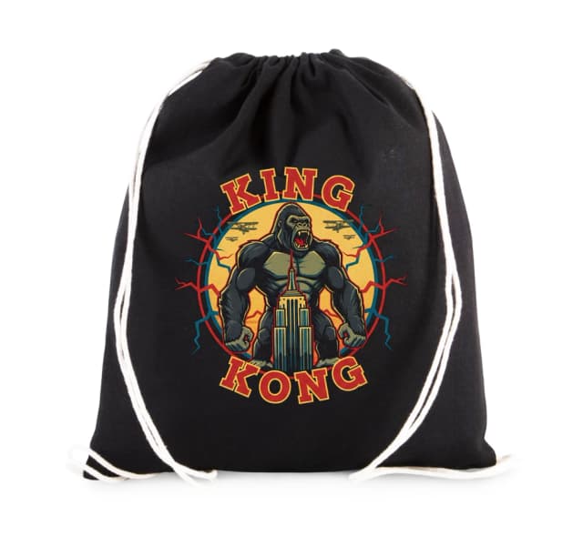 Vak na chrbát Legendárnej King Kong Obrie Gorila Mrakodrapy A Retro Lietadlá