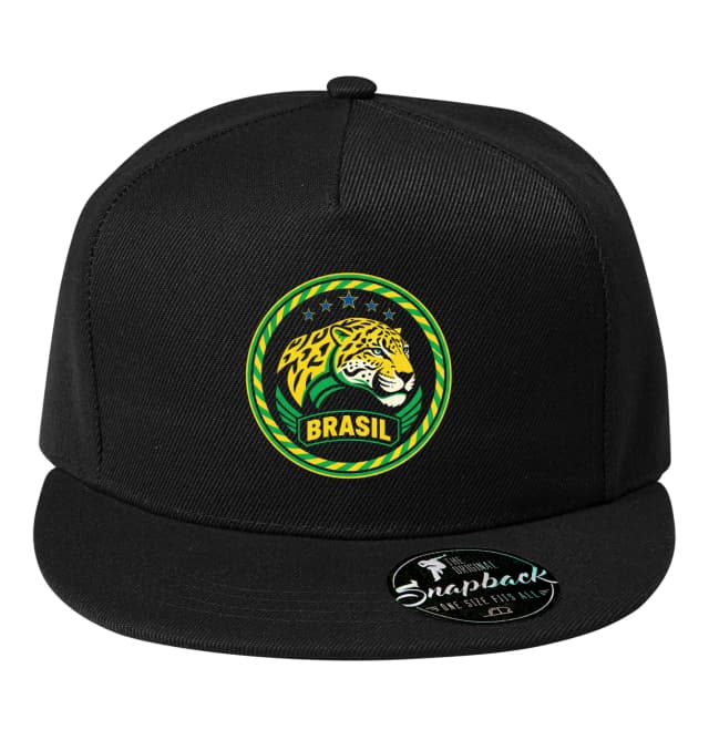 Snapback Emblém Jaguára Brasil Tropická Sila Futbalová Hrdosť A Štýl