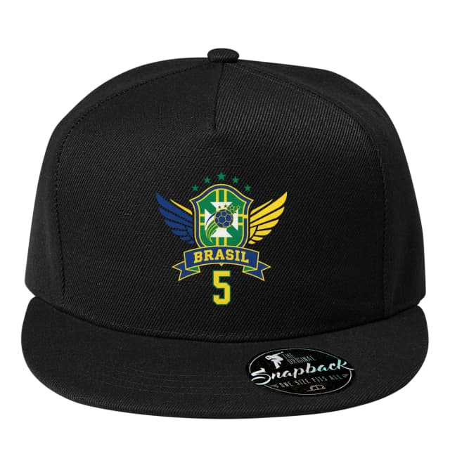 Snapback Krídla Brasil Legendárne Štít Číslo 5 A Päť Hviezd